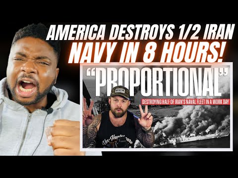 Brit Reacts To AMERICA OBLITERATES HALF OF IRAN’s NAVY IN 8 HOURS!
