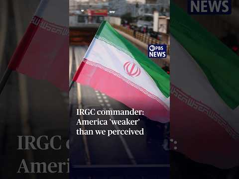 IRGC commander: America 'weaker' than we perceived