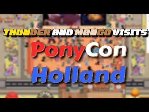 Thunder and Mango visits PonyCon Holland 2025