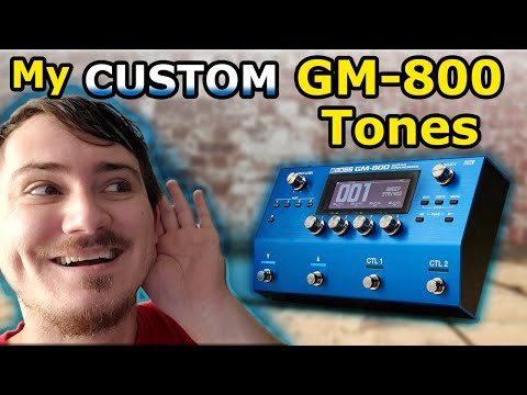 Boss GM-800 ALL My Custom Sounds, DIRECT INPUT RECORDING