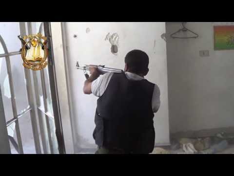 اشتباكات بين كتيبة شهداء عربين وقوات النظام في حي برزة في مدينة دمشق