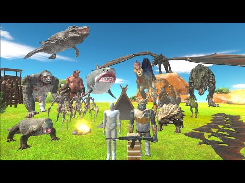 Jurassic World Evolution Camping 49 - HUNTING THE SHARK: Mutant Megalodon, Great White, Mosasaurus