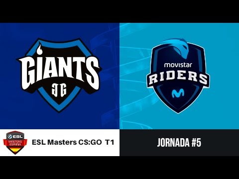 Giants vs. Movistar Riders [Mirage] ESL Masters CS:GO Temporada 1 - Jornada #5