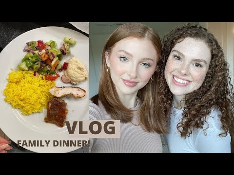 VLOG: Making puppy chow, Sunday family dinner, Shower...