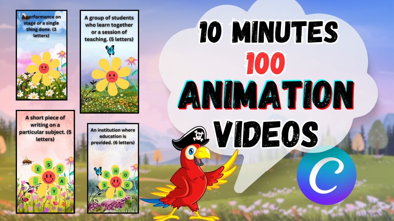 Bulk Create Animation Videos Using Canva and ChatGPT for YouTube and TikTok! 🚀