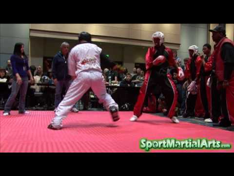 Ross Levine vs. Anthony Merricks - Team Sparring Finals - Amerikick Internationals 2011