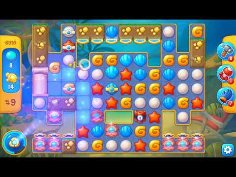 Fishdom 2021 - Level 6916   #playrix #fishdom #gaming