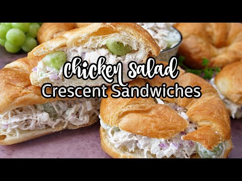 Chicken Salad Croissant Sandwiches