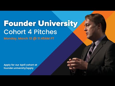 Founder University Cohort 4 Pitches Jason Calacanis - YouTube