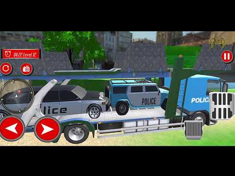 Offroad Police Multi Vehicles Transporter Truck 2021 - Android Gameplay