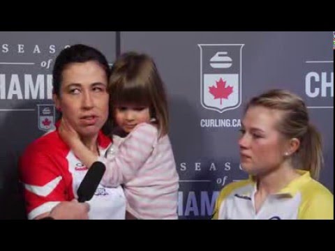 Bronze Medal Media Scrum - 2016 Scotties Tournament of Hearts