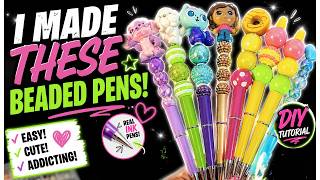 DIY Beaded Pens for Beginners | So Easy Anyone Can Make Them