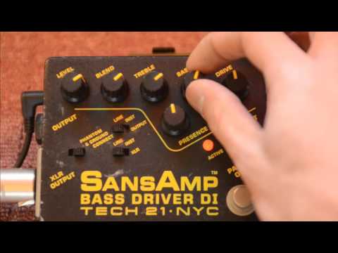 TECH21 - Sansamp BassDriver DI test