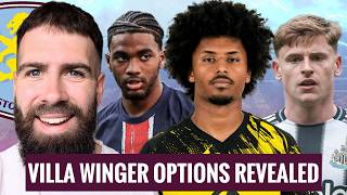 EXCLUSIVE : ASTON VILLA WINGER LIST REVEALED WITH 5 NAMES