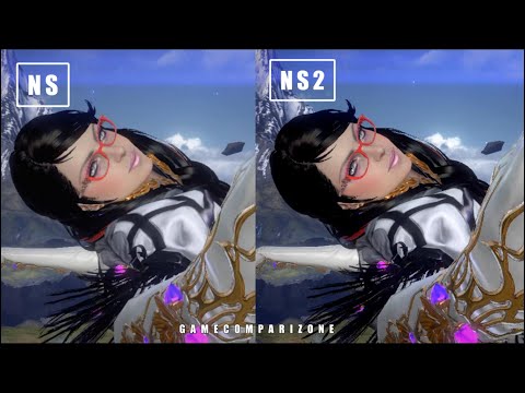 BAYONETTA 3 Nintendo Switch 2 vs 1 Full HD comparison
