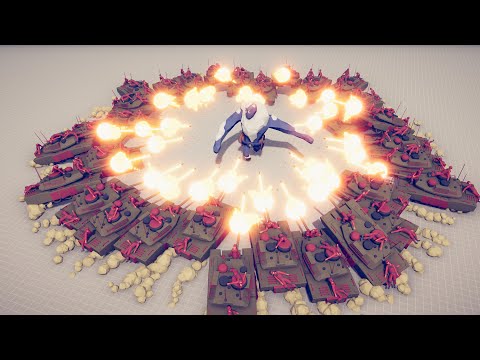 50x TANKS vs EVERY UNIT - Totally Accurate Battle Simulator TABS