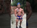 Muscle worship blue boy