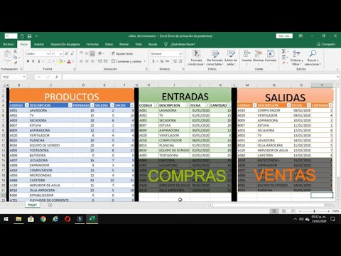 😱como hacer un INVENTARIO y llevar un CONTROL de ENTRADAS Y SALIDAs |contabilidad emprendedores #2