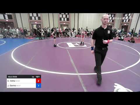 71 Lbs Rr Rnd 1 - Carter Votta, HeadHunters Wrestling Club Vs James Danko, South Hills Wrestling A