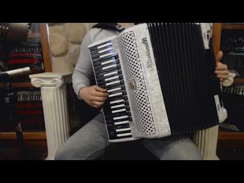OTTAELJAZ120WHINV - White Inverted Ottavianelli Elite Jazz Piano Accordion LMMH 41 120  $7999