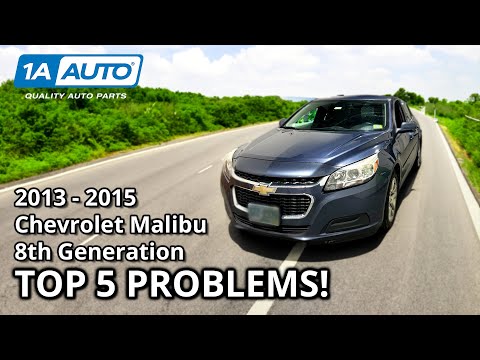 Top 5 Problems Chevy Malibu Sedan 2013-2015 8th Generation