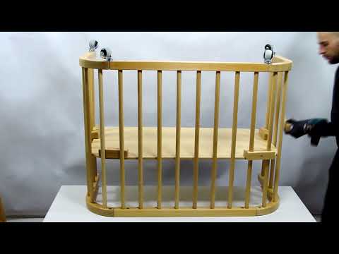 сборка детской приставной кроватки Baby Dream от SweetBaby