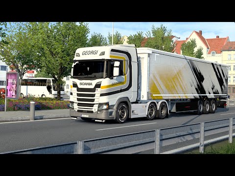 ETS2 ★ GERMANY ★ SCANIA NextGen S (DC16-164 engine by ZEEMODS) Euro Truck Simulator 2 2K60