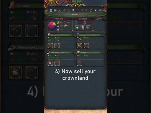 How to print free money using estates in EU4 #Shorts