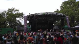 José James "Sword + Gun" (ending) live at SummerStage NYC August 11, 2013