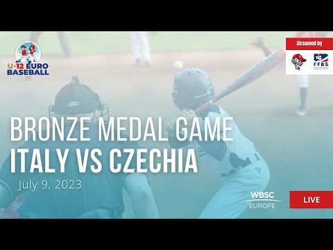 19 U-12 Baseball European Championship Bronze medal game: Italy VS Czechia