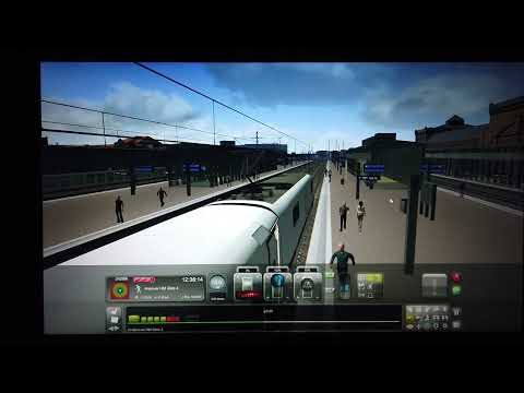 MongoTV_10459 - Del 16 - Køre TRAIN SIMULATOR JULEDAG NAT Med ICE Tog i TYSKLAND