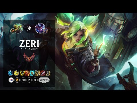 Zeri ADC vs Vayne - KR Grandmaster Patch 12.8