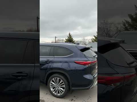 2021 Toyota Highlander Limited AWD in Blue for sale at Forbes Waterloo Toyota in Waterloo, ON