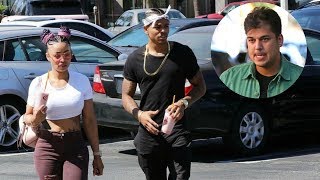 Blac chyna left BOYFRIEND for baby daddy Rob KArdashian ... #messy