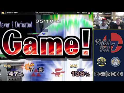 Liberace & MWL vs KJH & Beach - Fight Pitt 7 - Melee Doubles