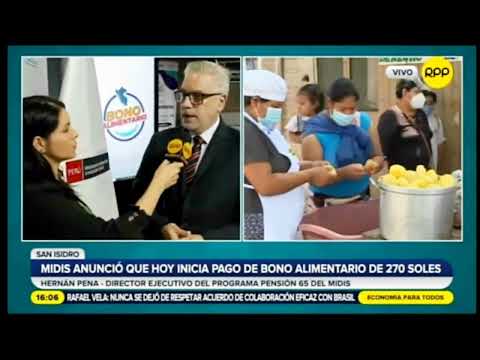 #BonoAlimentario - Nota Informativa #RPPTV
