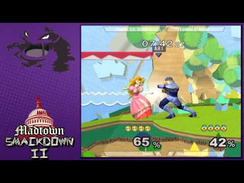 MTSD2 - Zicore (Zelda, Peach) vs Fishaman P (Sheik) SSBM Losers Round 6