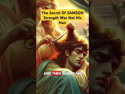Samson Strength Was Not In His Hair | Samson And Delilah. #shots #spiritualwarfare #christianprayer