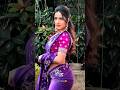 Vaishnavi Chaitanya Hot Figure Blue Saree Hot Navel Show Cleavage Cute And Beautiful Girl Shorts
