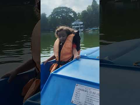 Deepna Rajkhowa in Dighalipukhuri boat ride