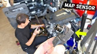 MAP SENSOR LOCATION REPLACEMENT JEEP CHEROKEE COMPASS RENEGADE 2.4