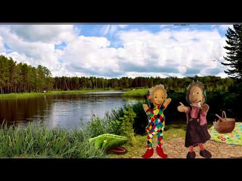 Kasperle und das Krokodil am See