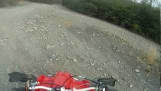 preview picture of video 'THE SAND PITS TREVORTON PA, APRIL18TH 2012 RIDING A HONDA 250R'