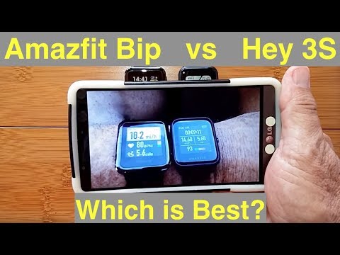 Amazfit Bip vs Hey 3S "Always On" COLOR Screen Fitness Smartwatches - Which should you buy?