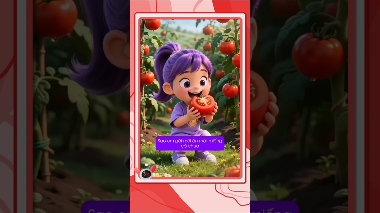 Em gái bị biến thành quả cà chua
