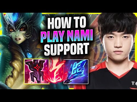 LEARN HOW TO PLAY NAMI SUPPORT LIKE A PRO! - T1 Keria Plays Nami Support vs Lulu! | Season 2022
