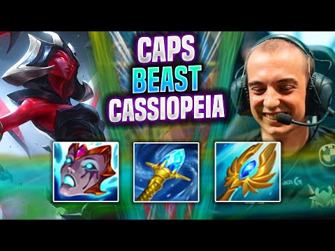 CAPS IS A BEAST WITH CASSIOPEIA! - G2 Caps Plays Cassiopeia Mid vs Karma! | Season 2022