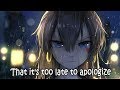 Nightcore Apologize Lyrics