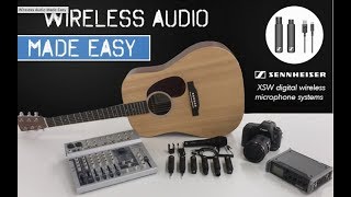 Video thumbnail for How to setup Sennheiser XSW Wireless Microphone System by Joel Wallis