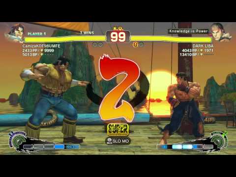 O Camisa|KOF98UMFE(T.Hawk) vs Dark Liba(Ryu) 5 Lutas - SSF4 AE 2012 Endless Battle - XBL